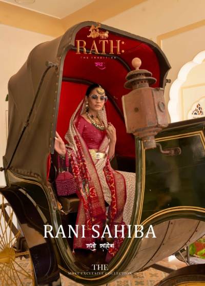 Rani Sahiba By Rath Designer Wedding Saree Collection
